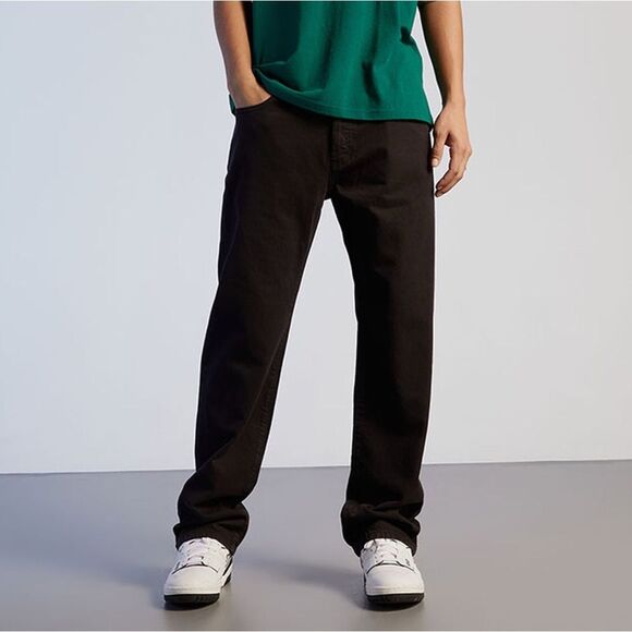 Pacsun Men’s Size 30X32 Straight Button Fly Recycled Black Jeans - Picture 3 of 10